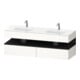 Duravit Einbauwaschtisch-Möbel-Set Qatego 160x55x60cm, Kon-WTU, B, gra m/we hgl-1