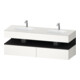 Duravit Einbauwaschtisch-Möbel-Set Qatego 160x55x60cm, Kon-WTU, B, gra m/we matt-1