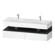 Duravit Einbauwaschtisch-Möbel-Set Qatego 160x55x60cm, Kon-WTU, B, gra matt/we ma-1