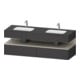 Duravit Einbauwaschtisch-Möbel-Set Qatego 160x55x60cm, Kon-WTU, B, T m/Gr ma-1