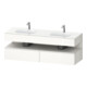 Duravit Einbauwaschtisch-Möbel-Set Qatego 160x55x60cm, Kon-WTU, B, w matt/weiß hgl-1