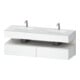 Duravit Einbauwaschtisch-Möbel-Set Qatego 160x55x60cm, Kon-WTU, B, we matt/weiß ma-1