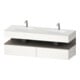 Duravit Einbauwaschtisch-Möbel-Set Qatego 160x55x60cm, Kon-WTU, bas. matt/we matt-1