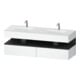 Duravit Einbauwaschtisch-Möbel-Set Qatego 160x55x60cm, Kon-WTU, graph matt/we ma-1
