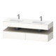 Duravit Einbauwaschtisch-Möbel-Set Qatego 160x55x60cm, Kon-WTU, Tau matt/weiß hgl-1