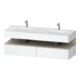 Duravit Einbauwaschtisch-Möbel-Set Qatego 160x55x60cm, Kon-WTU, Tau matt/weiß ma-1