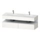 Duravit Einbauwaschtisch-Möbel-Set Qatego 160x55x60cm, Kon-WTU, we matt/we matt-1