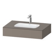 Duravit Einbauwaschtisch-Möbel-Set Qatego 80x55x17cm, ba m, m K, 1 Ausschn, m ÜL