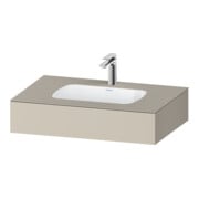 Duravit Einbauwaschtisch-Möbel-Set Qatego 80x55x17cm, T m, m Kons, 1 Ausschn, m ÜL