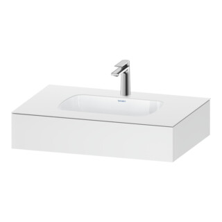 Duravit Einbauwaschtisch-Möbel-Set Qatego 80x55x17cm, w m, m Kons, 1 Ausschn, m ÜL