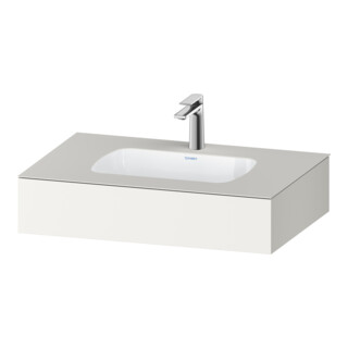 Duravit Einbauwaschtisch-Möbel-Set Qatego 80x55x17cm, w m, m Kons, 1 Ausschn, m ÜL