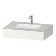 Duravit Einbauwaschtisch-Möbel-Set Qatego 80x55x17cm, w m, m Kons, 1 Ausschn, m ÜL