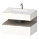 Duravit Einbauwaschtisch-Möbel-Set Qatego 80x55x60cm, ba m/we g, Kon-WTU, Nischenb-1