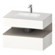 Duravit Einbauwaschtisch-Möbel-Set Qatego 80x55x60cm, ba m/we m, Kon-WTU, Nischenb-1