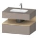 Duravit Einbauwaschtisch-Möbel-Set Qatego 80x55x60cm, E na/b m, Kon-WTU, Nischenb-1