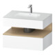 Duravit Einbauwaschtisch-Möbel-Set Qatego 80x55x60cm, E na/we m, Kon-WTU, Nischenb-1