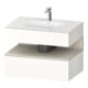 Duravit Einbauwaschtisch-Möbel-Set Qatego 80x55x60cm, T m/we g, Kon-WTU, Nischenb-1