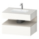 Duravit Einbauwaschtisch-Möbel-Set Qatego 80x55x60cm, T m/we m, Kon-WTU, Nischenb-1
