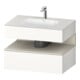 Duravit Einbauwaschtisch-Möbel-Set Qatego 80x55x60cm, T m/we m, Kon-WTU, Nischenb-1