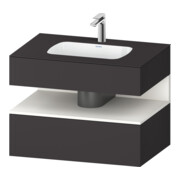 Duravit Einbauwaschtisch-Möbel-Set Qatego 80x55x60cm, w m/Gr m, Kon-WTU, Nischenb-1