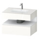 Duravit Einbauwaschtisch-Möbel-Set Qatego 80x55x60cm, w m/we g, Kon-WTU, Nischenb-1