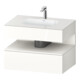 Duravit Einbauwaschtisch-Möbel-Set Qatego 80x55x60cm, w m/we g, Kon-WTU, Nischenb-1
