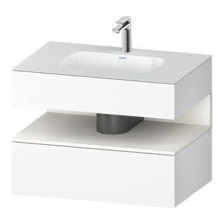 Duravit Einbauwaschtisch-Möbel-Set Qatego 80x55x60cm, w m/we m, Kon-WTU, Nischenb