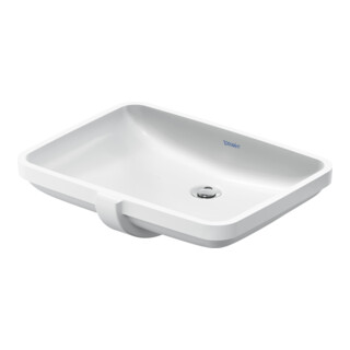 Duravit Einbauwaschtisch No. 1 55x40cm, EB v u, o. HL, m ÜL, o. HLB, we