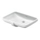 Duravit Einbauwaschtisch No. 1 55x40cm, EB v u, o. HL, m ÜL, o. HLB, we-1