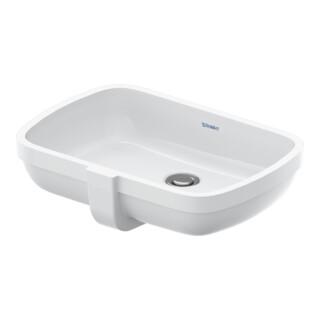 Duravit Einbauwaschtisch Qatego 48x32cm, EB v u, o HL, HL, m Ü, we hgl