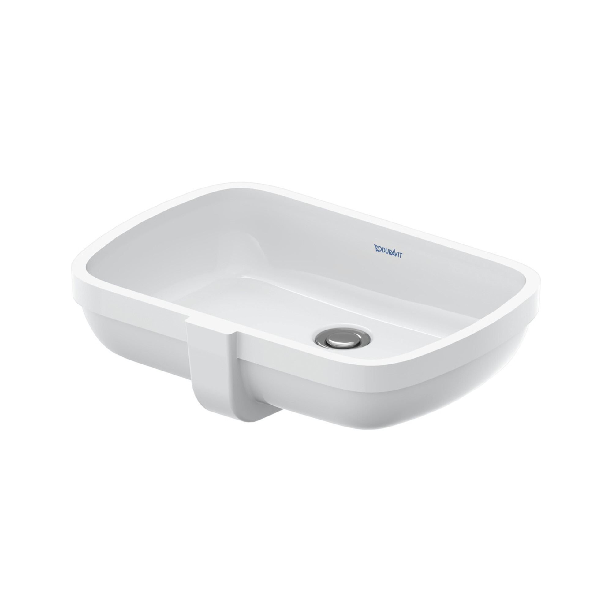 Duravit Einbauwaschtisch Qatego 48x32cm, EB v u, o HL, HL, m Ü, we hgl