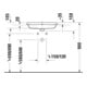 Duravit Einbauwaschtisch Qatego 55x45,5cm, EB v ob, m Hahnloch, we. hgl-2
