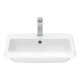 Duravit Einbauwaschtisch Qatego 55x45,5cm, EB v ob, m Hahnloch, we. hgl