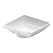 Duravit Einbauwaschtisch Starck 3 43x43cm, EB v unt, o. HL, HLB, m ÜL, we