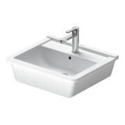 Duravit Einbauwaschtisch Starck 3 56x46,5cm, EB v ob, m HL, ÜL, HLB, weiß