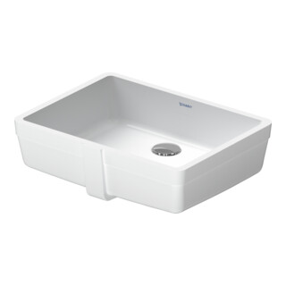 Duravit Einbauwaschtisch Vero 43x31,5cm, EB v unt, o. HL, m ÜL, weiß