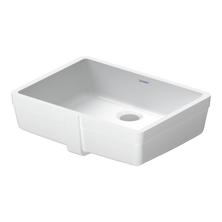 Duravit Einbauwaschtisch Vero 43x31,5cm, EB v unt, o. HL, m ÜL, weiß