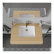 Duravit Einbauwaschtisch Vero 43x31,5cm, EB v unt, o. HL, m ÜL, weiß-5