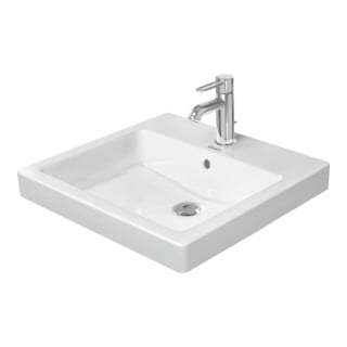 Duravit Einbauwaschtisch Vero 50x46,5cm, we, EB v ob, m HL, ÜL, HLB