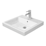 Duravit Einbauwaschtisch Vero 50x46,5cm, we WG, EB v ob, m HL, ÜL, HLB