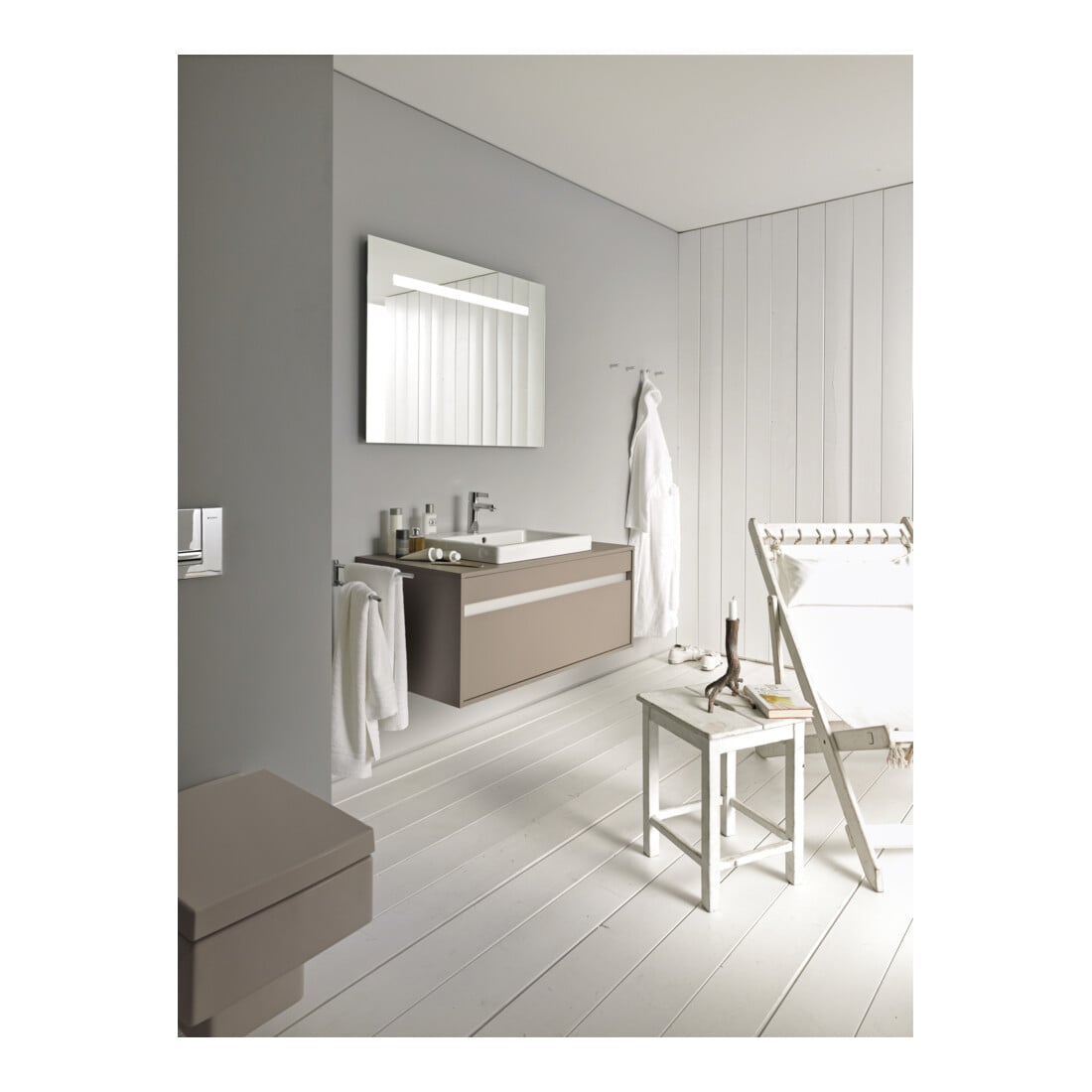 Duravit Einbauwaschtisch Vero 55x46,5cm, we, EB v ob, m HL, ÜL, HLB