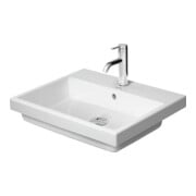 Duravit Einbauwaschtisch Vero Air 55x45,5cm EB v ob, m ÜL, HLB, 1 HL, weiß