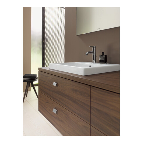 Duravit Einbauwaschtisch Vero Air 55x45,5cm EB v ob, m ÜL, HLB, 1 HL, weiß