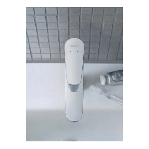 Duravit Einhebel-Waschtischmischer M B.1 ohne Zugstangen-Ablaufgarnitur chrom
