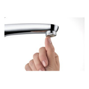 Duravit Waschtisch-Einhebelmischer S B.1 m Zugst.-Ablaufgarn., Ausl. 101mm, chrom