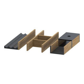 Duravit Einrichtungssystem Universal Set 325x271x55mm, natur Oa solid, f WTU