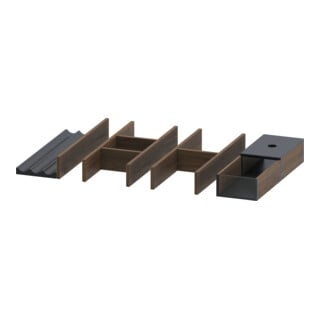 Duravit Einrichtungssystem Universal Set 442x321x55mm, US Nussb mass., f WTU
