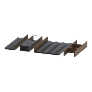 Duravit Einrichtungssystem Universal Set 579x371x 55mm, US Nussb mass., f WTU