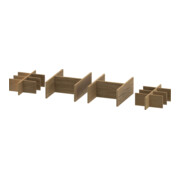 Duravit Einrichtungssystem Universal Set 844x321x120mm, natur Oa solid, f WTU
