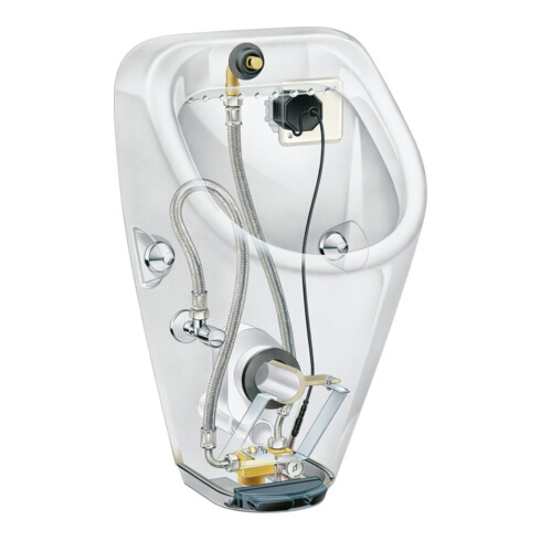 Duravit Elektronik-Absaug-Urinal Utronic 34,5x31,5cm, Bat-A, Zul. v hi., we.